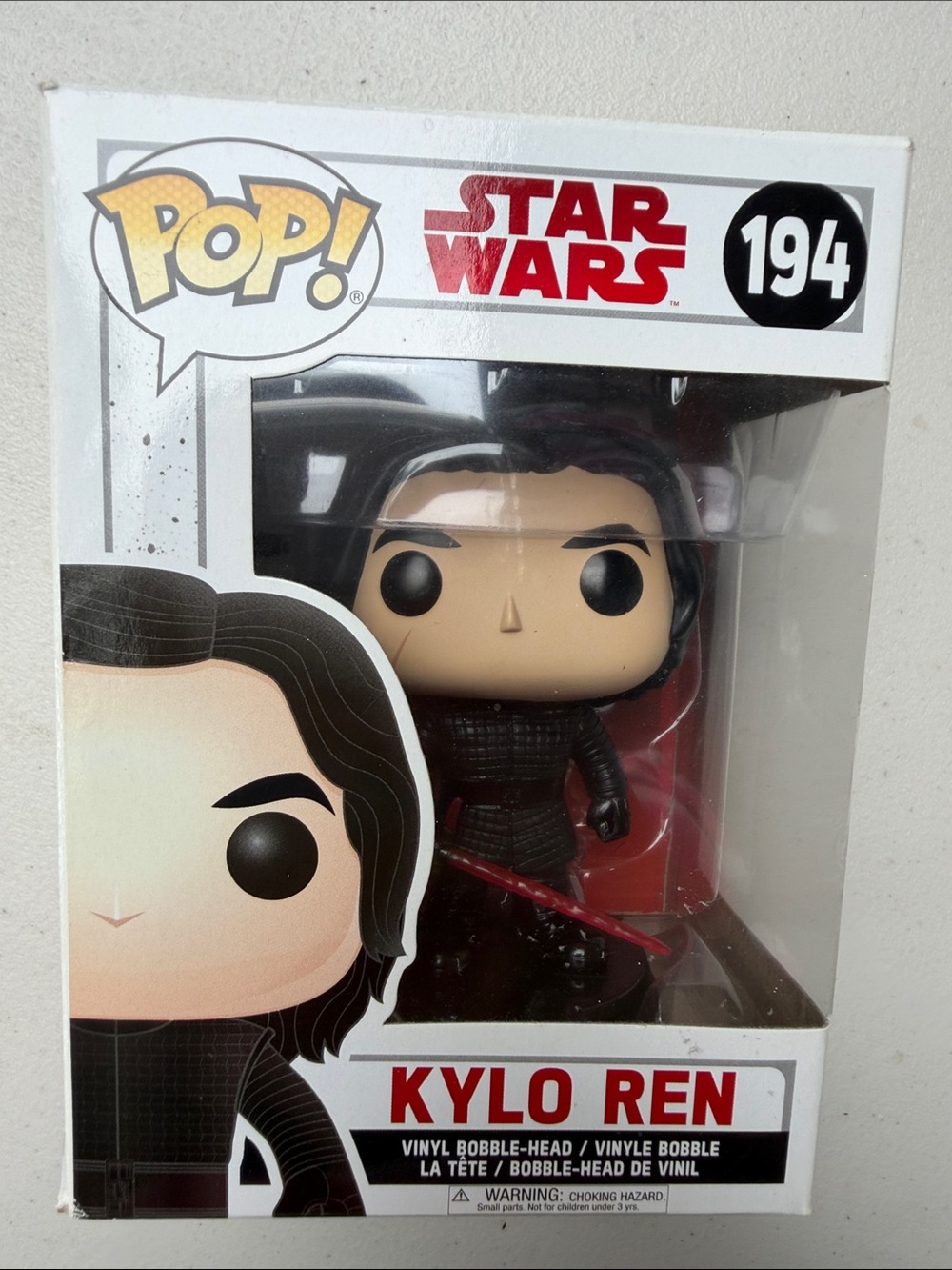 Funko Kylo Ren Black and Red Vinyl Figure